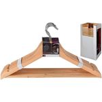 Cuier pentru haine Kesper 67147 Set umerase din lemn 8buc