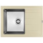 Chiuvetă bucătărie Florentina Combi 650 Sampanie