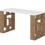 Офисный стол Trendy Labirint, stejar alb, inchis 140x75x60cm