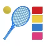 Игрушка Holland 38952 Набор детский для тенниса: 2 ракетки с ручкой 54cm +мяч