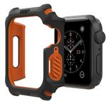 Curea UAG 19148G114097, for Apple Watch 44 Case, Black/Orange