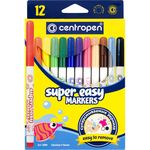 Фломастеры Centropen SUPER EASY 12 шт.