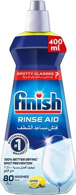 Solutie de clatire pentru masina spalat vase Finish lemon 400ml