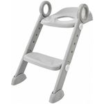 Oală BabyJem 861 Reductor WC cu treapta Soft Grey