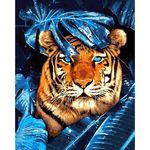 Картина по номерам Strateg VA-1943 Ochii tigrului 40x50