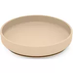 Seturi pentru hrănire bebelușilor Petite&Mars 708818 Farfurie din silicon cu ventuza Take&Match Desert Sand