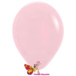 Balon de latex  Roz Moale - 30 cm