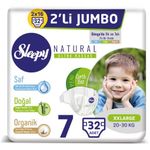 Подгузники для детей SLEEPY JUMBO 7 XXLARGE 20-30кг 32шт