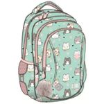 Rucsac pentru copii St.RIGHT 56682 Ghiozdan scolar Charming Cats 27x17x39cm