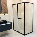 Cabină de duș Linia H2O Ritmo 1200x800x1900 6мм универсальный черный
