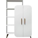 Офисный стеллаж Trendy Forma, Alb 90x132x32cm, raft de carti