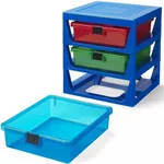 Set de mobilier pentru copii Lego 4095-B Стол-Стелаж 3 ящика Blue