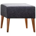 Пуф Trendy Tuffet, Zeni Puf-Gri inchis, 50x45x46cm (GTR007618)