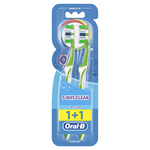 Зубная щетка Oral-B 5-Way Clean, средней жесткости, 1+1 шт.