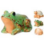 Декор ProGarden 33818 Figurina Broasca, Testoasa, Melc, 11cm, portelan