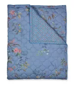 Textile de casă Pip Studio 332451 Bustani Quilt Blue 270x260