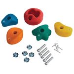 Accesoriu pentru teren de joacă PlayPark 5614 Set 5 piese pentru perete Alpinism dintr-o piatră artificială