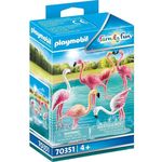 Set de construcție Playmobil PM70351 Flock of Flamingos