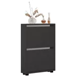 Raft pentru încălțăminte Mobildor-Lux Leo Slim 70x16x86H cm Anthracite