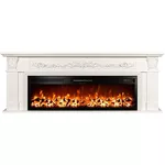 Șemineu electric ArtFlame Bella & Tanzania, 700x1900x270 mm, Alb