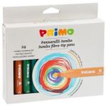 Set de creație Primo Crafts 604JUMBO24 Carioci lavabile Jumbo, 24 culori / 7,6 mm