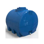 Duș de vară Uniplast 37257 Rezervor apa 750 L orizontal, oval (albastru) cu stut D. 1/2