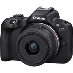 Aparat foto mirrorless Canon EOS R50 + RF-S 18-45 f/4.5-6.3 IS STM Black (5811C033)