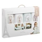Accesoriu pentru înfășat Sophie la Girafe 850724 Set 4 Scutece din Bumbac 70x70 cm