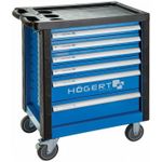Система хранения инструментов Hoegert HT7G056-INS-W Тележка для инструментов (214 предметов)