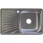 Chiuvetă bucătărie Rubano 27417 incastrabila 780x480x180mm (dreapta), inox, decor-0,8mm