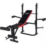 Banca pentru antrenament de forţă FunFit 4808 Black/Red
