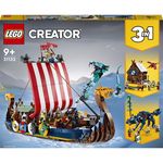 Set de construcție Lego 31132 Viking Ship and the Midgard Serpent