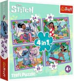 Puzzle Trefl R25E /23/24 (34633) 4  în 1 Lilo și Stitch