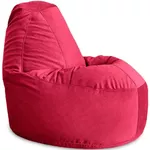 Кресло-мешок BeanBag BM5898, Люкс из велюра, XL, бордовый