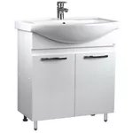 Шкаф под умывальник Mashtab 11511 Agat cu 2 usi 55cm Alb