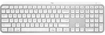 Tastatură Logitech MX Keys S, Fără fir, Pale Gray