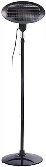 Încălzitor infraroșu Promstore 55305 Incalzitor de terasa Excellent electrics, 180-210cm, model de podea, Ipx34, negra