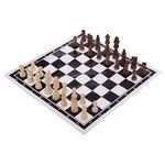 Настольная игра misc 8983 Figurine sah din lemn (4-9 cm) + baza (39.5*39.5 cm) IG-4930