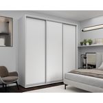 Dulap Nex Home Dulap cu uși glisante 240x60x240cm, PAL, Alb