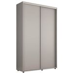 Шкаф Mobildor-Lux Компактные раздвижные двери PAL без декоративных элементов (140x45x200 см, высота) Серые