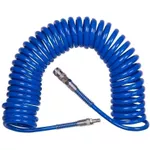 Шланг высокого давления King Tony 79962-15 полиуретановый, спираль 12*8мм*15м, раб.11Bar / макс.44,1Bar, разъём EU