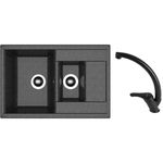Chiuvetă bucătărie cu bateria Dr.Gans Astra 760K + SanDonna F 1069 negru