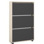 Полка для обуви Mobildor-Lux Leo Slim 60x16x125H cm Sonoma/Anthracite