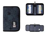 Школьный пенал St.RIGHT 52882 Penar 21x14X3.5cm, Spider Web, textil, cu 2 buzunare