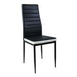 Scaun DC 991P negru cu alb