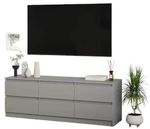 Comodă TV MebelStar NEO 6S 180x43x53 Grey (MBS-1295)