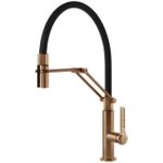 Смеситель кухонный Gessi 60055-726 Officine Warn Bronze Brushed PVD