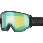 Защитные очки Uvex ATHLETIC FM BLACK MAT DL/GREEN-LGL