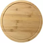 Поднос/столик кухонный EuroGold 7108200018 Platou servire pizza din bambus, 32x32cm