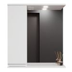 Oglindă baie Bayro Studio 600x750 левый белый мат